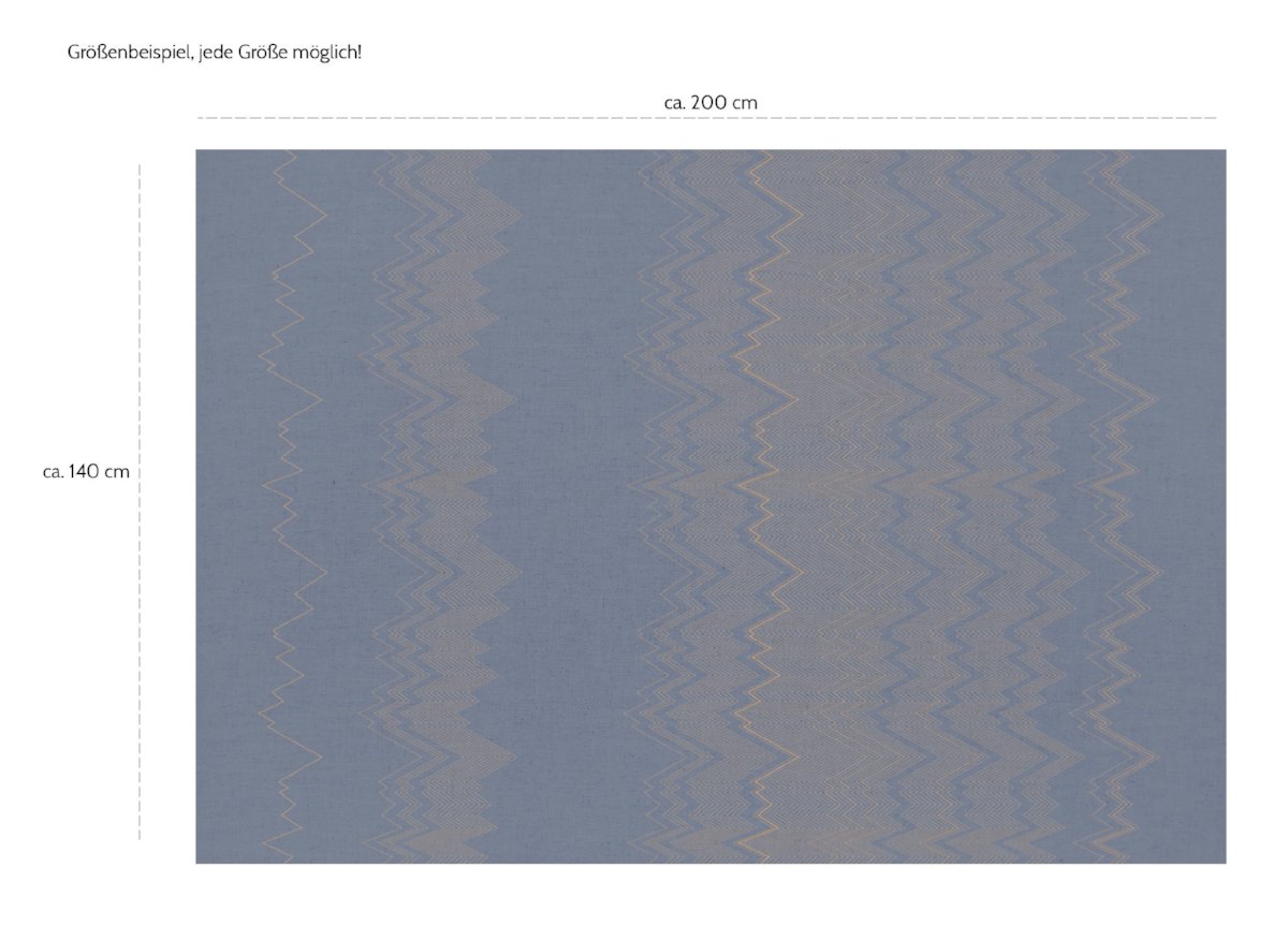 Suilinee Deckenbezug anthrazit-azzurro